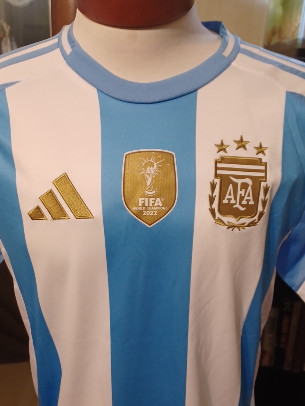 Argentina soccer jersey unisex blue / white color adidas - Picture 3 of 6